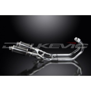 Delkevic volledig systeem Oval Carbon 225mm zonder e-keur - VMX1200 V-MAX (1984-2007)