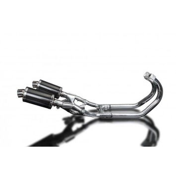 Delkevic volledig systeem Oval Carbon 225mm zonder e-keur - VMX1200 V-MAX (1984-2007)