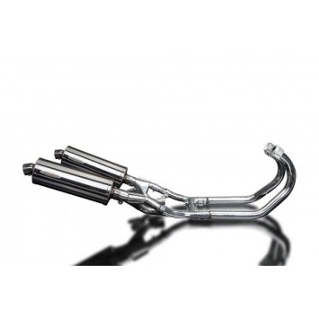 Delkevic volledig systeem Oval RVS 350mm zonder e-keur - VMX1200 V-MAX (1984-2007)