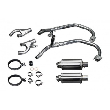 Delkevic volledig systeem Oval RVS 225mm zonder e-keur - VMX1200 V-MAX (1984-2007)