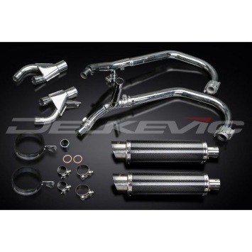 Delkevic volledig systeem Round Carbon 350mm zonder e-keur - VMX1200 V-MAX (1984-2007)