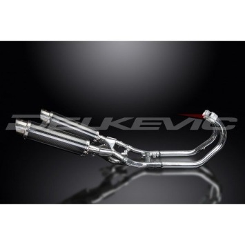 Delkevic volledig systeem Round Carbon 350mm zonder e-keur - VMX1200 V-MAX (1984-2007)