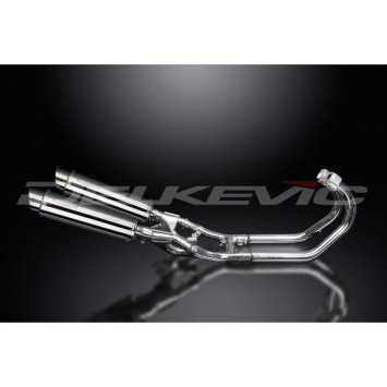 Delkevic volledig systeem Round RVS 350mm zonder e-keur - VMX1200 V-MAX (1984-2007)