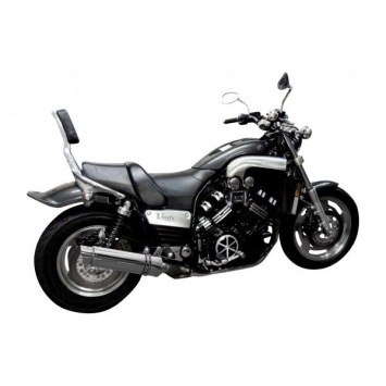 Delkevic volledig systeem Round RVS 350mm zonder e-keur - VMX1200 V-MAX (1984-2007)