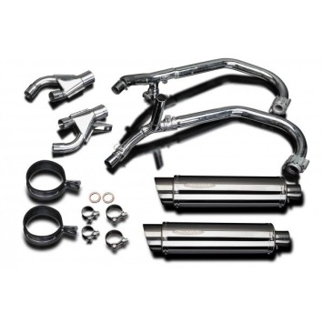 Delkevic volledig systeem Round RVS 350mm zonder e-keur - VMX1200 V-MAX (1984-2007)