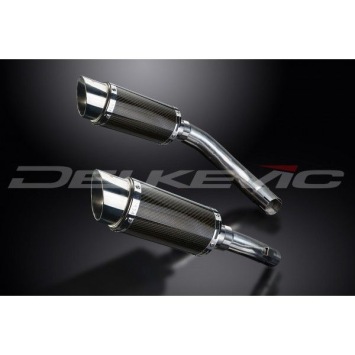 Delkevic slip-on kit Round Carbon 200mm - YZF-R1 (2009-2014)