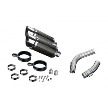 Delkevic slip-on kit Round Carbon 200mm - YZF-R1 (2009-2014)