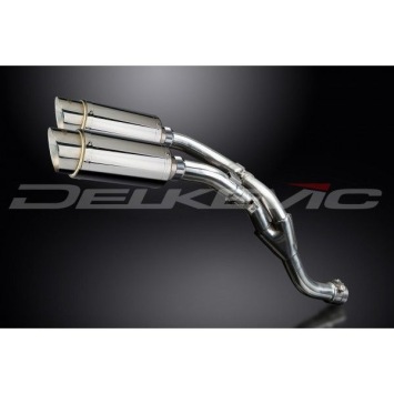 Delkevic slip-on kit Round RVS 200mm zonder e-keur - YZF-R1 (2009-2014)