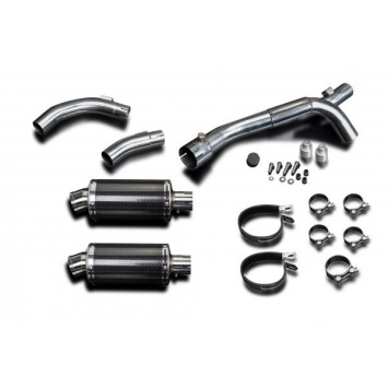 Delkevic slip-on kit Oval Carbon 225mm - YZF-R1 (2009-2014)