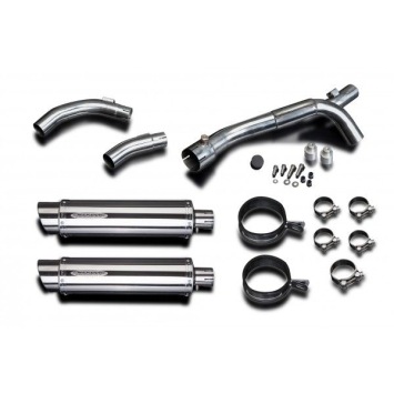 Delkevic slip-on kit Round RVS 350mm - YZF-R1 (2009-2014)