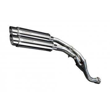 Delkevic slip-on kit Round RVS 350mm - YZF-R1 (2009-2014)