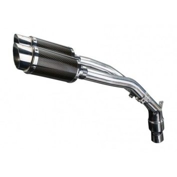 Delkevic slip-on kit Round Carbon 200mm zonder e-keur - YZF-R1 2004MY (2004-2006)