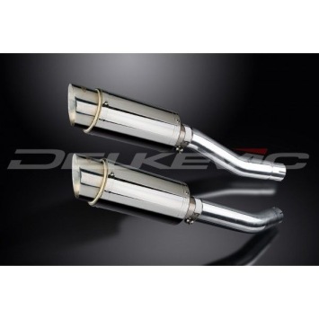 Delkevic slip-on kit Round RVS 200mm zonder e-keur - YZF-R1 4C8 (2007-2008)