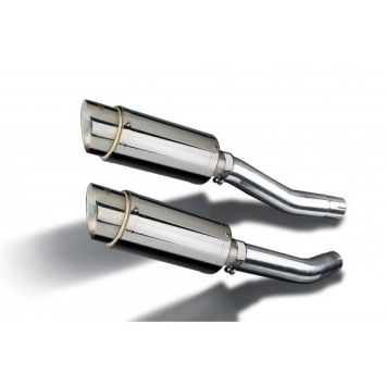 Delkevic slip-on kit Round RVS 200mm zonder e-keur - YZF-R1 4C8 (2007-2008)