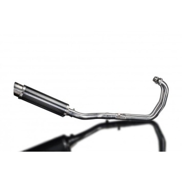 Delkevic volledig systeem Round Carbon 350mm zonder e-keur - YZF-R3 (2015-2020) MT03 (2017-2020)