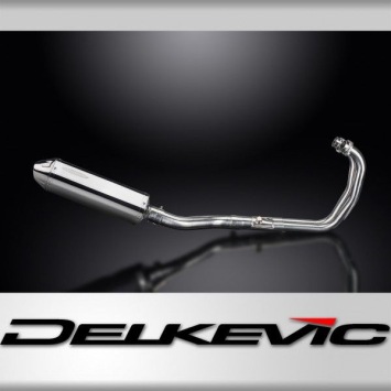 Delkevic volledig systeem Tri-Oval RVS 320mm zonder e-keur - YZF-R3 (2015-2020) MT03 (2017-2020)