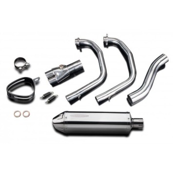 Delkevic volledig systeem Tri-Oval RVS 320mm zonder e-keur - YZF-R3 (2015-2020) MT03 (2017-2020)