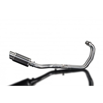 Delkevic volledig systeem Round Carbon 200mm zonder e-keur - YZF-R3 (2015-2020) MT03 (2017-2020)