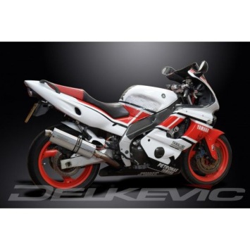 Delkevic volledig systeem Oval RVS 350mm zonder e-keur - YZF600R THUNDERCAT(1996-2007)
