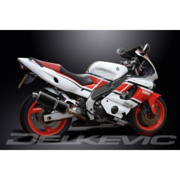 Delkevic volledig systeem Oval Carbon 350mm zonder e-keur - YZF600R THUNDERCAT(1996-2007)