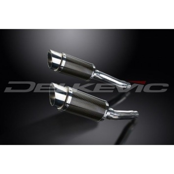 Delkevic slip-on kit Round Carbon 200mm - TRX850 (1995-1999)