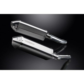 Delkevic slip-on kit Tri-Oval RVS 320mm zonder e-keur - TRX850 (1995-1999)