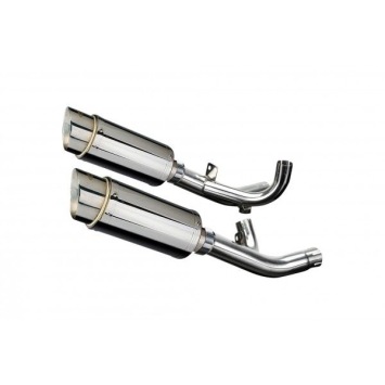 Delkevic slip-on kit Round RVS 200mm zonder e-keur - V-Max 1700 (2009-2016)