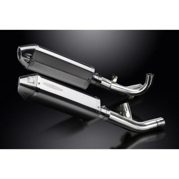 Delkevic slip-on kit Tri-Oval RVS 320mm zonder e-keur - V-Max 1700 (2009-2016)