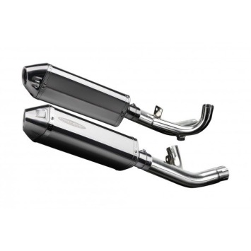 Delkevic slip-on kit Tri-Oval RVS 320mm zonder e-keur - V-Max 1700 (2009-2016)