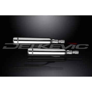 Delkevic slip-on kit Round RVS 410mm - XVS1100 Dragstar(1998-2009)