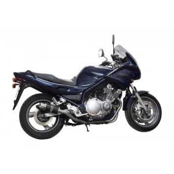 Delkevic volledig systeem Round Carbon 200mm zonder e-keur - XJ900S DIVERSION (1994-2003)