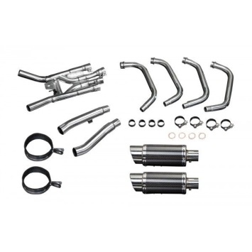 Delkevic volledig systeem Round Carbon 200mm zonder e-keur - XJ900S DIVERSION (1994-2003)