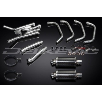 Delkevic volledig systeem Oval Carbon 225mm zonder e-keur - XJ900S DIVERSION (1994-2003)