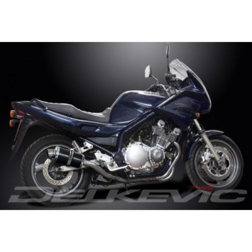 Delkevic volledig systeem Oval Carbon 225mm zonder e-keur - XJ900S DIVERSION (1994-2003)