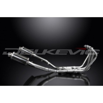 Delkevic volledig systeem Oval Carbon 225mm zonder e-keur - XJ900S DIVERSION (1994-2003)
