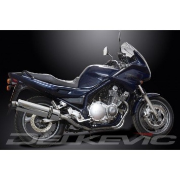 Delkevic volledig systeem Oval RVS 450mm zonder e-keur - XJ900S DIVERSION (1994-2003)
