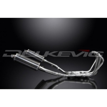 Delkevic volledig systeem Oval Carbon 350mm zonder e-keur - XJ900S DIVERSION (1994-2003)