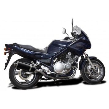 Delkevic volledig systeem Oval Carbon 350mm zonder e-keur - XJ900S DIVERSION (1994-2003)