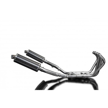 Delkevic volledig systeem Oval Carbon 350mm zonder e-keur - XJ900S DIVERSION (1994-2003)