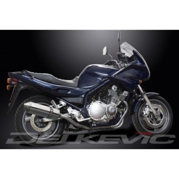 Delkevic volledig systeem Tri-Oval RVS 320mm zonder e-keur - XJ900S DIVERSION (1994-2003)