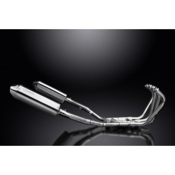 Delkevic volledig systeem Tri-Oval RVS 320mm zonder e-keur - XJ900S DIVERSION (1994-2003)