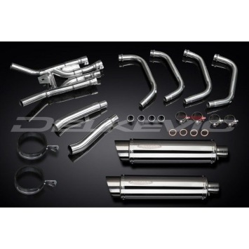 Delkevic volledig systeem Round RVS 350mm zonder e-keur - XJ900S DIVERSION (1994-2003)