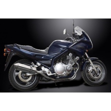 Delkevic slip-on kit Tri-Oval RVS 320mm zonder e-keur - XJ900S DIVERSION (1994-2003)