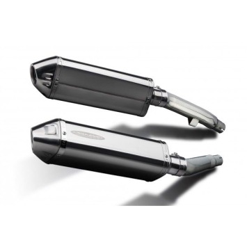 Delkevic slip-on kit Tri-Oval RVS 320mm zonder e-keur - XJ900S DIVERSION (1994-2003)