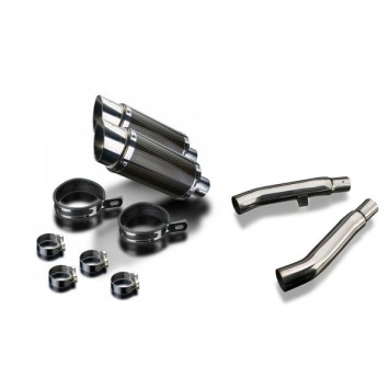 Delkevic slip-on kit Round Carbon 200mm zonder e-keur - XJ900S DIVERSION (1994-2003)