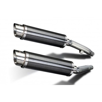 Delkevic slip-on kit Round Carbon 350mm zonder e-keur - XJ900S DIVERSION (1994-2003)