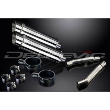 Delkevic slip-on kit Round RVS 350mm zonder e-keur - XJ900S DIVERSION (1994-2003)