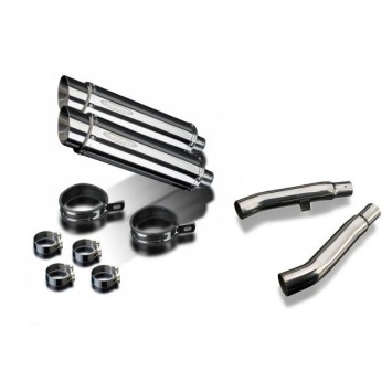 Delkevic slip-on kit Round RVS 350mm zonder e-keur - XJ900S DIVERSION (1994-2003)