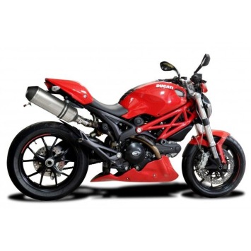 Delkevic slip-on kit X-Oval Titanium 343mm zonder e-keur - Monster 796 (2011-2014)