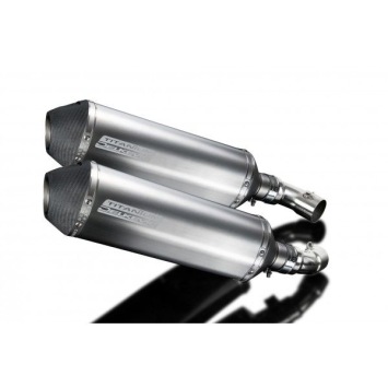 Delkevic slip-on kit X-Oval Titanium 343mm zonder e-keur - Monster 796 (2011-2014)